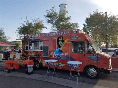 Most eateries are finding success with curbside pickup and take out and several have mastered the outdoor dining scene. . Mediterranean mayhem food truck menu